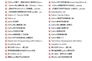 Python编程书籍【推荐！】
